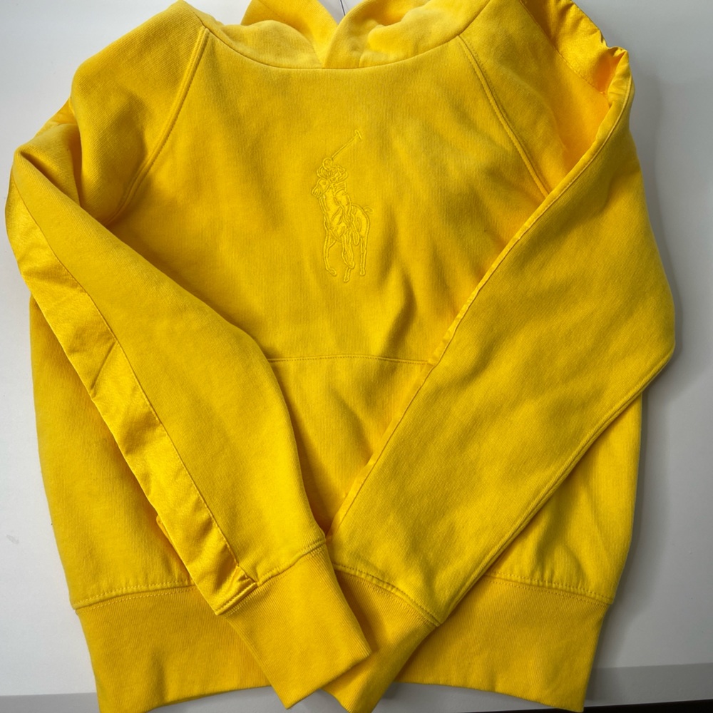 Kids Polo by Ralph Lauren Hoodie Yellow